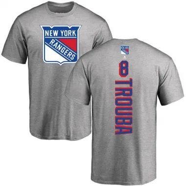 Ash Men's Jacob Trouba New York Rangers Backer T-Shirt -