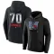 Black Men's Louis Domingue New York Rangers Branded Midnight Mascot Logo Pullover Hoodie