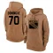 Brown Women's Louis Domingue New York Rangers 2023 Salute to Service Pullover Hoodie