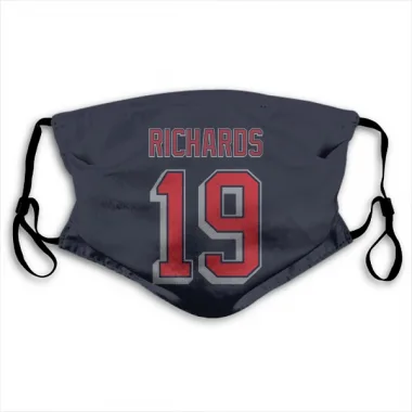 Navy New York Rangers Brad Richards   Face Mask