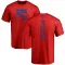 Red Men's Igor Shesterkin New York Rangers One Color Backer T-Shirt -