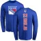 Royal Youth Mika Zibanejad New York Rangers Backer Long Sleeve T-Shirt -