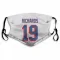 White New York Rangers Brad Richards   Face Mask